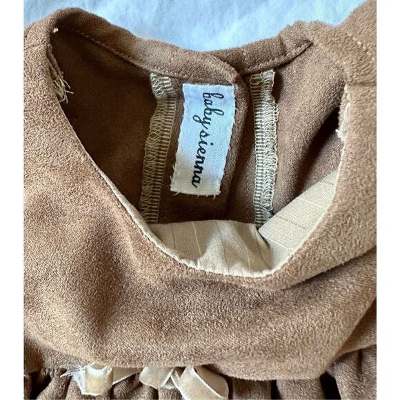 Toddler girl’s suede cloth Long-sleeve dress , 18m - Picture 5 of 5